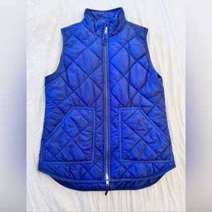J.Crew Quilted Puffer Vest Navy/Size XS